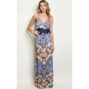 Patterned Maxi Dress